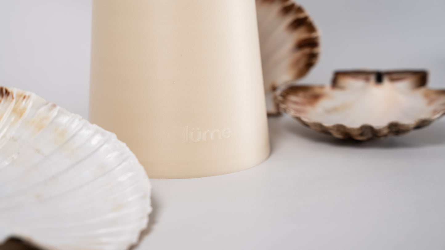 vase PLA biosourcé coquille saint jacques