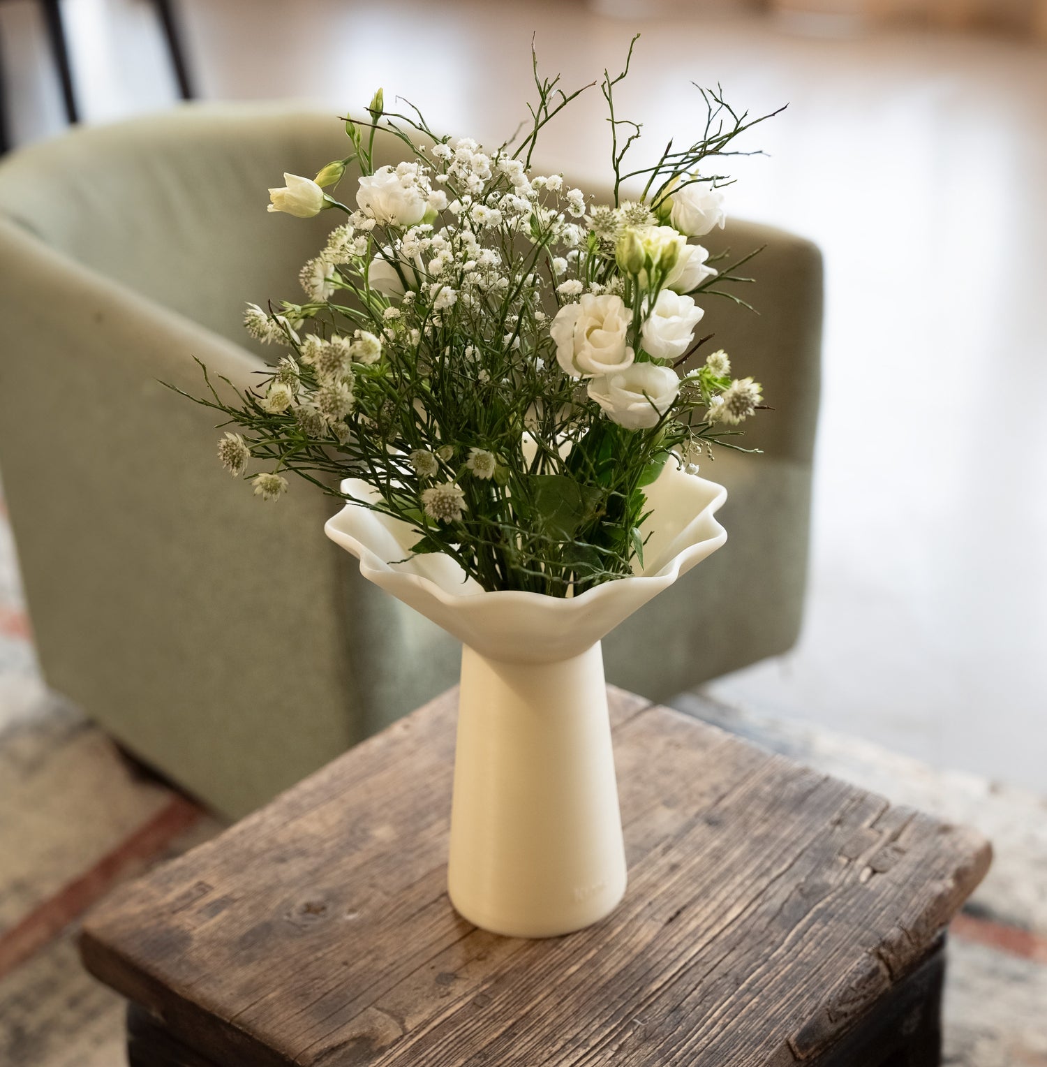 Vase coquille saint Jacques